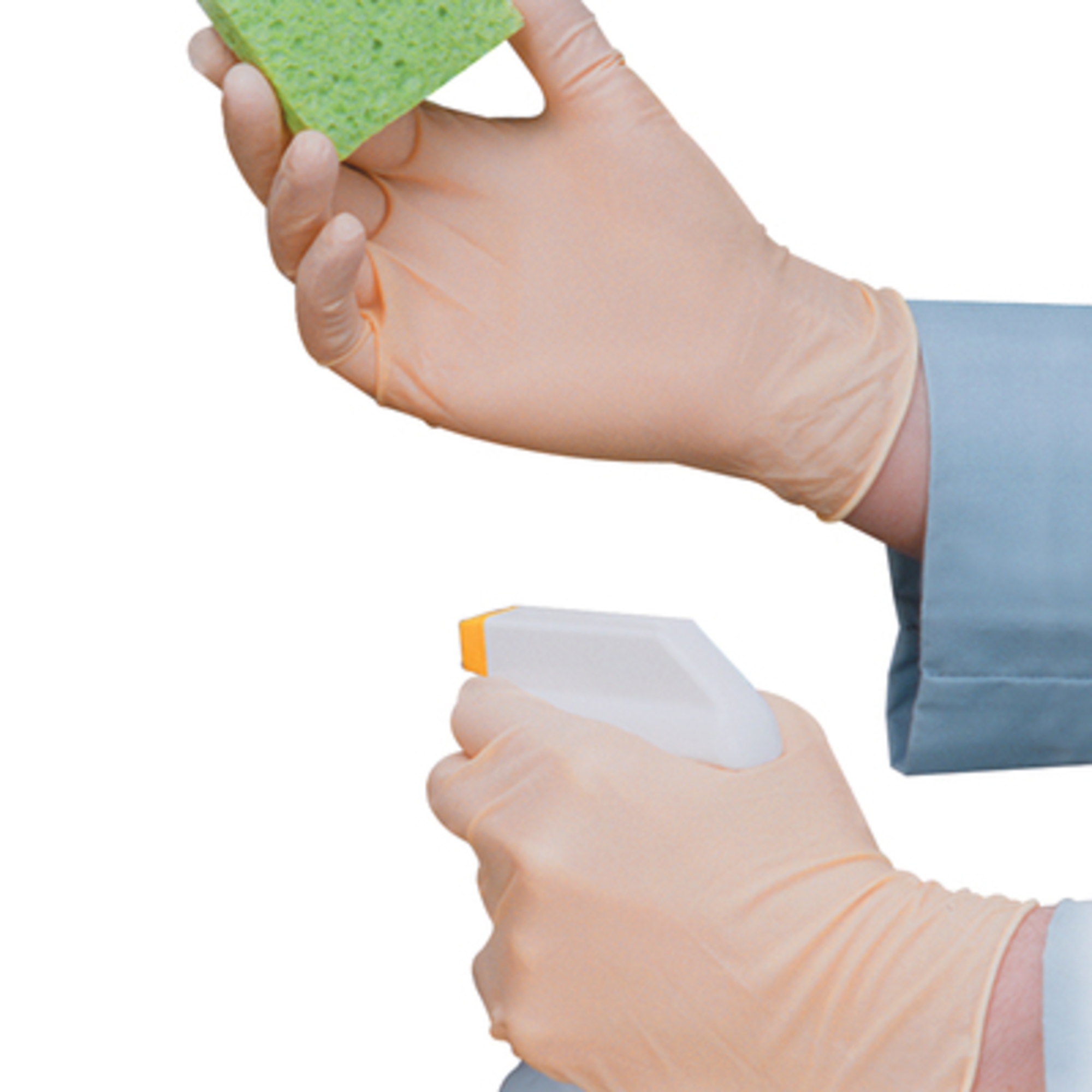 Stock Packaging Exam Grade Latex Gloves PwdF - Large 100/CS